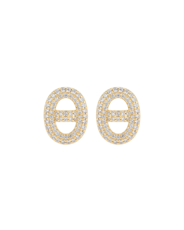 BOUCLES ATHENA STRASS